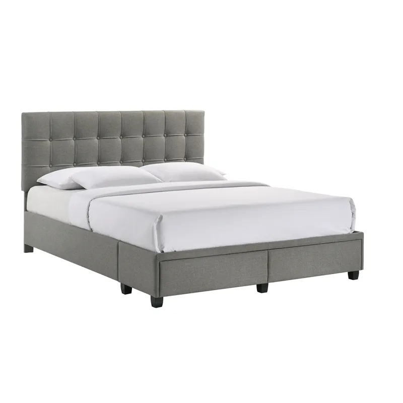 Hacienda Queen Storage Bed W/Tacoma Grey CM 003