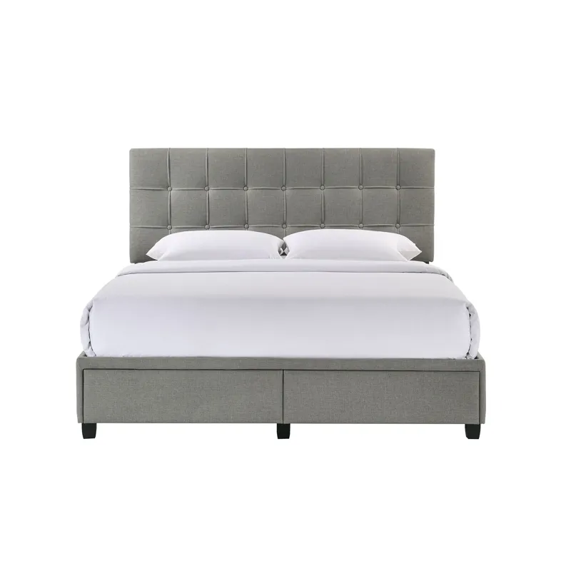 Hacienda Queen Storage Bed W/Tacoma Grey CM 003