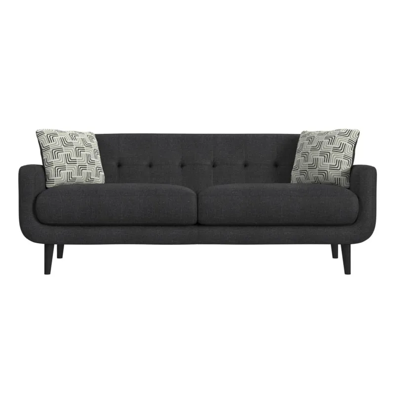 Hadley II Sofa in Debussy Night with 2 Pillows