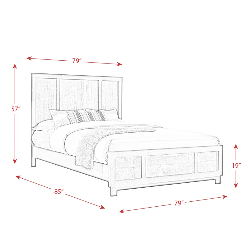 Harlington King Panel Bed