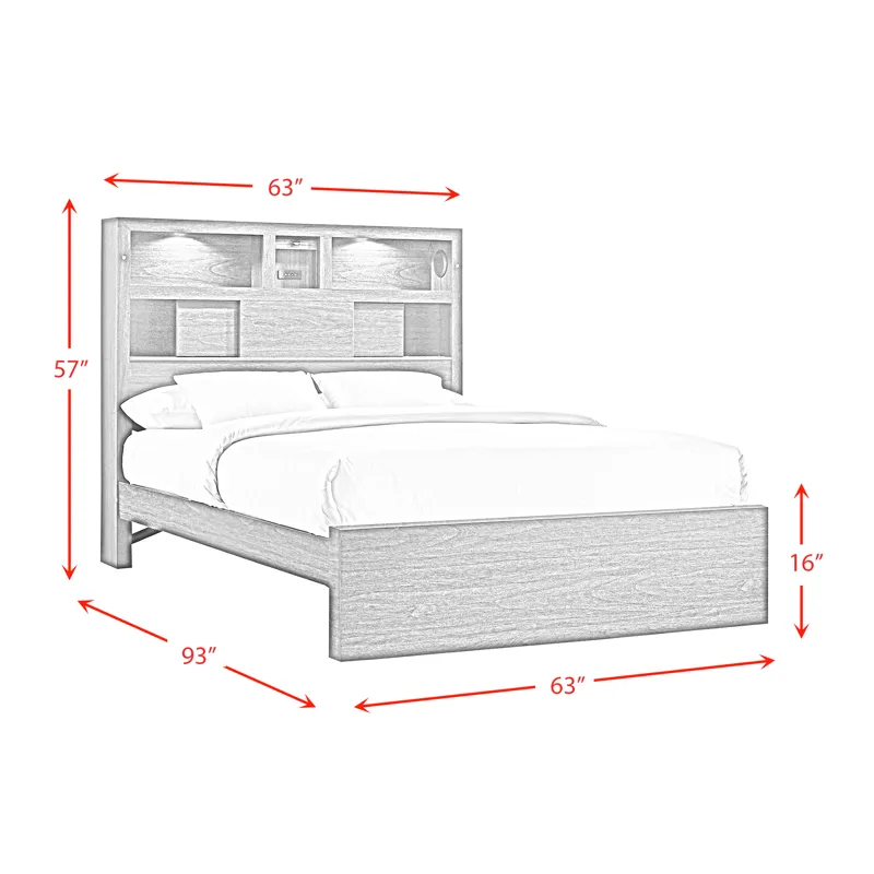 Hendricks Queen Music Bed