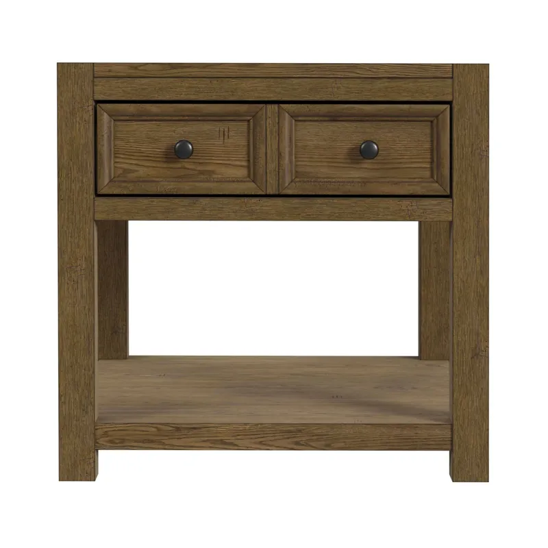Heritage & Home End Table in Oak Brown