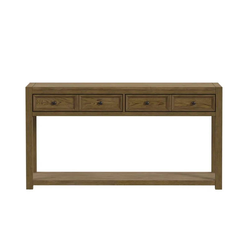 Heritage & Home Sofa Table in Oak Brown