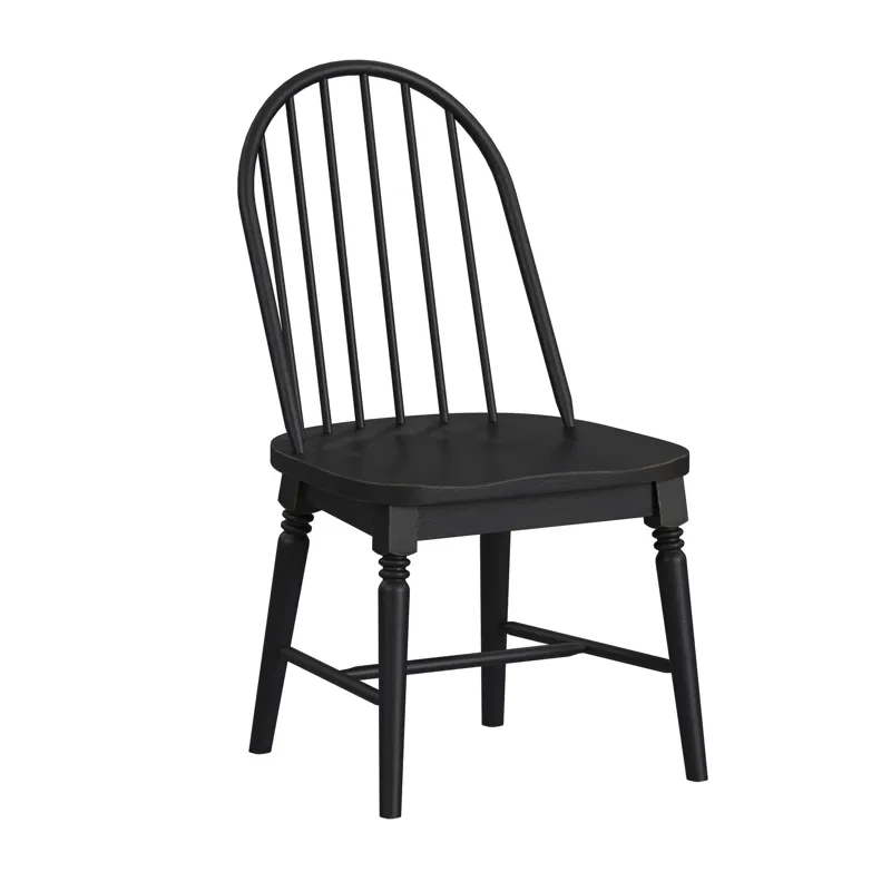 Heritage & Home Windsor Side Chair in Black