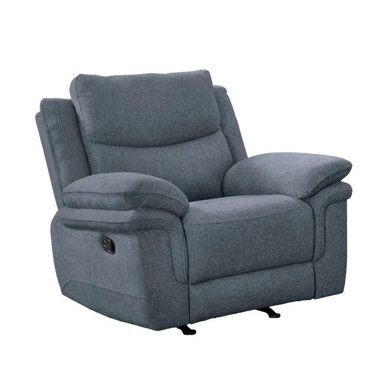 Hesperia Motion Recliner in Melange Blue
