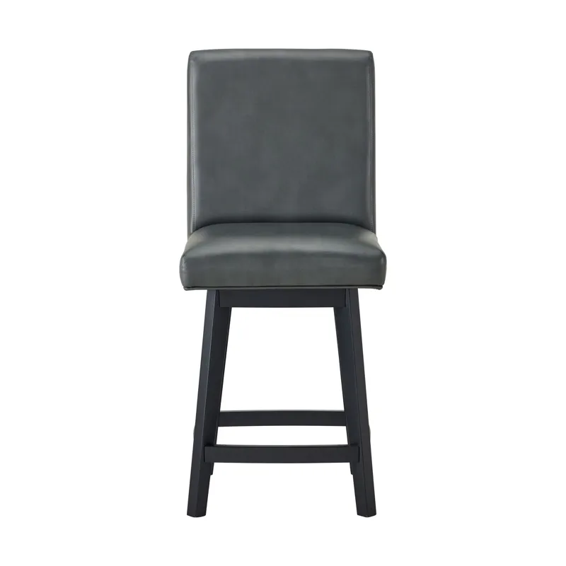 Hilson Counter Swivel Chair (2 per pack) in Grey