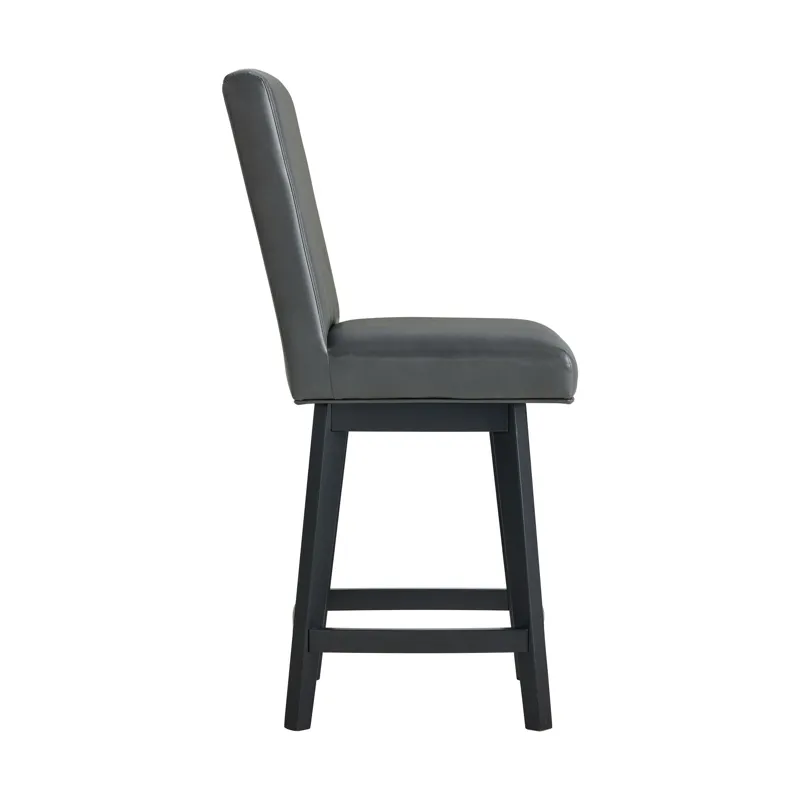 Hilson Counter Swivel Chair (2 per pack) in Grey