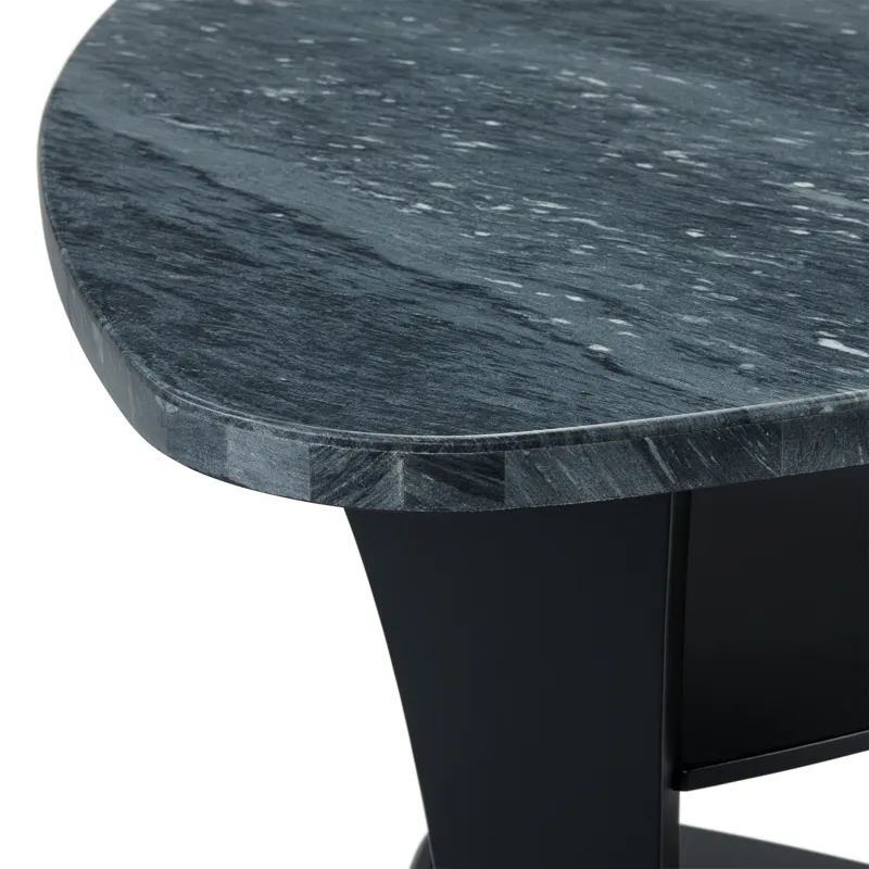 Hilson Grey Dining Table Top and Base