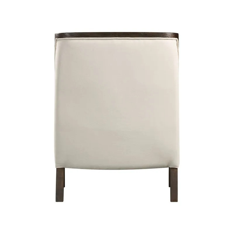 Hopkins Chair w/Brown Arm Columbia Natural