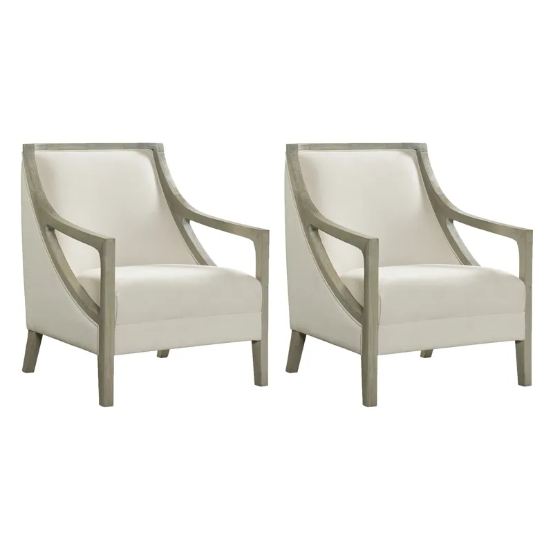 Hopkins Chair w/White Wash Arm Columbia Natural (ISTA 3)