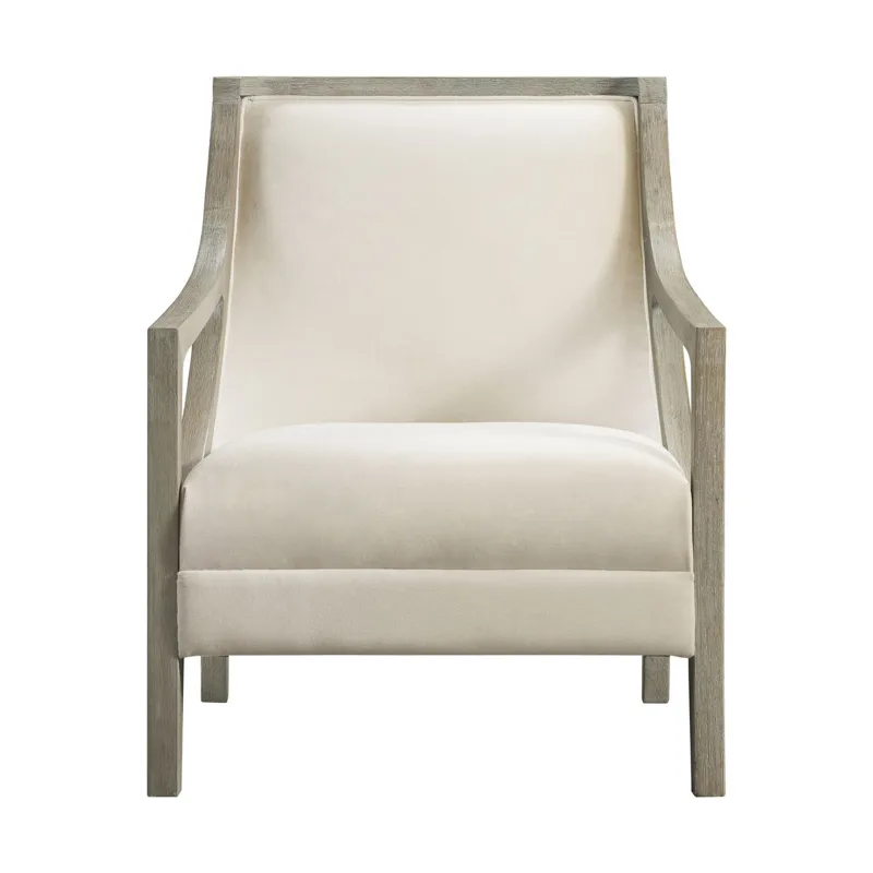 Hopkins Chair w/White Wash Arm Columbia Natural (ISTA 3)