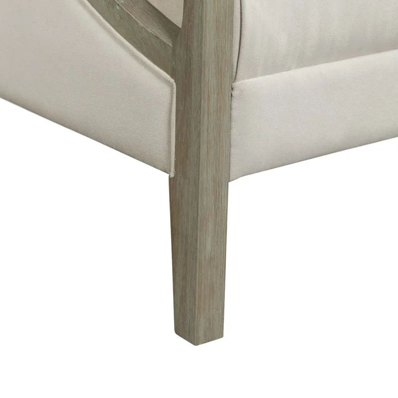 Hopkins Chair w/White Wash Arm Columbia Natural (ISTA 3)