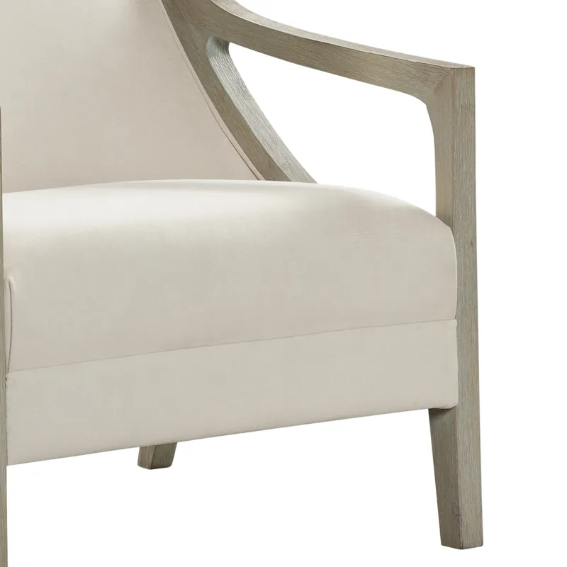 Hopkins Chair w/White Wash Arm Columbia Natural (ISTA 3)