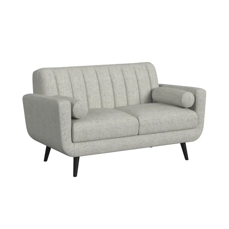 Horizon Loveseat with 2 Pillows in Palmer Smoke