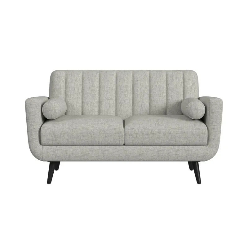 Horizon Loveseat with 2 Pillows in Palmer Smoke