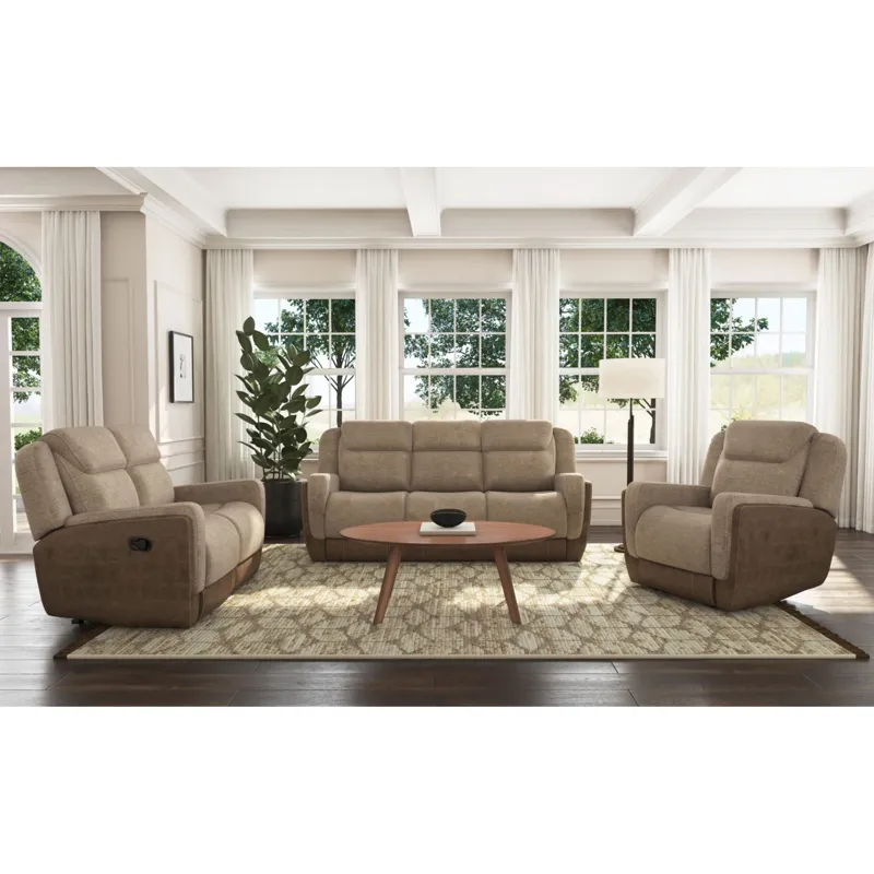 Hornet Motion Loveseat in Rancho Beige