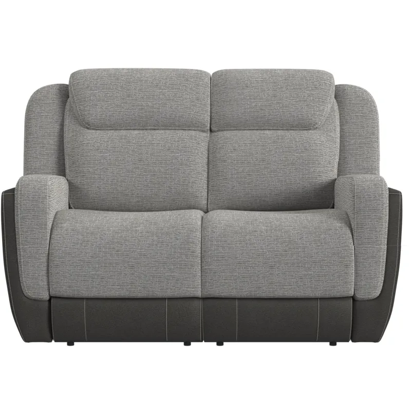 Hornet Motion Loveseat in Rancho Grey
