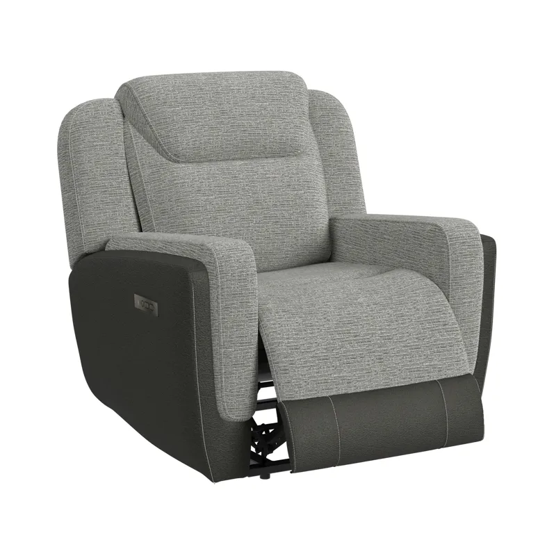 Hornet Power Motion Recliner with Power Headrest in Rancho Grey