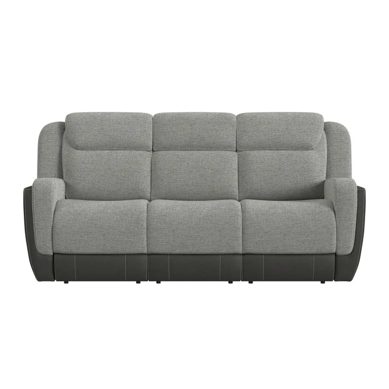 Hornet Power Motion Sofa with Power Headrest, Drop Table and PWS in Rancho Grey