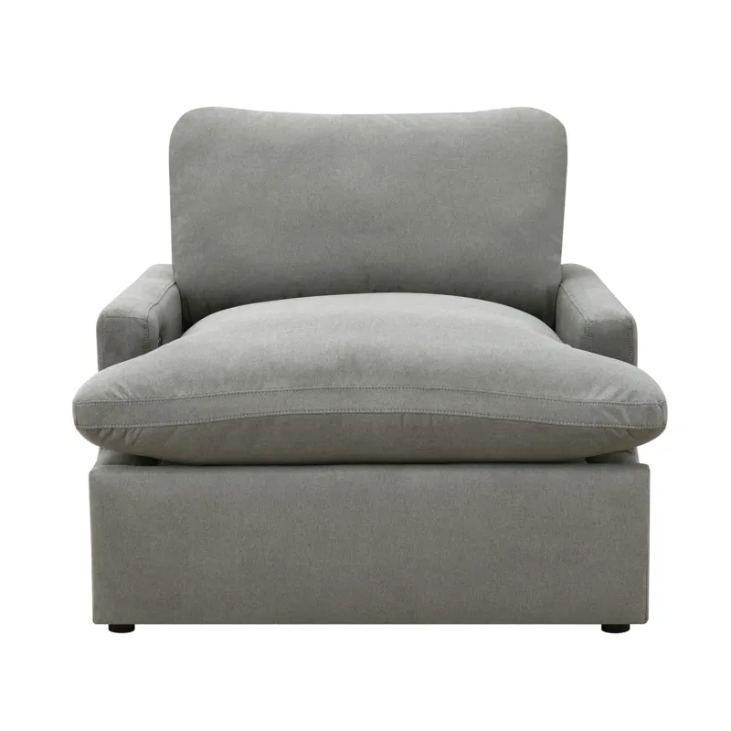 Inspirada Sectional - Fiber Cushion Power Recliner in Culp Peyton Slate