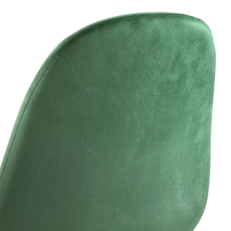 Isadora Side Chair in Emerald velvet 2 per Pack (3A Packing)