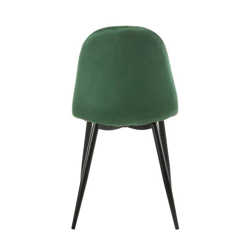Isadora Side Chair in Emerald velvet 2 per Pack (3A Packing)