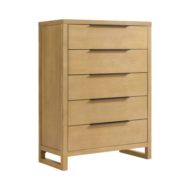 Island 5-Drawer Chest in Natural