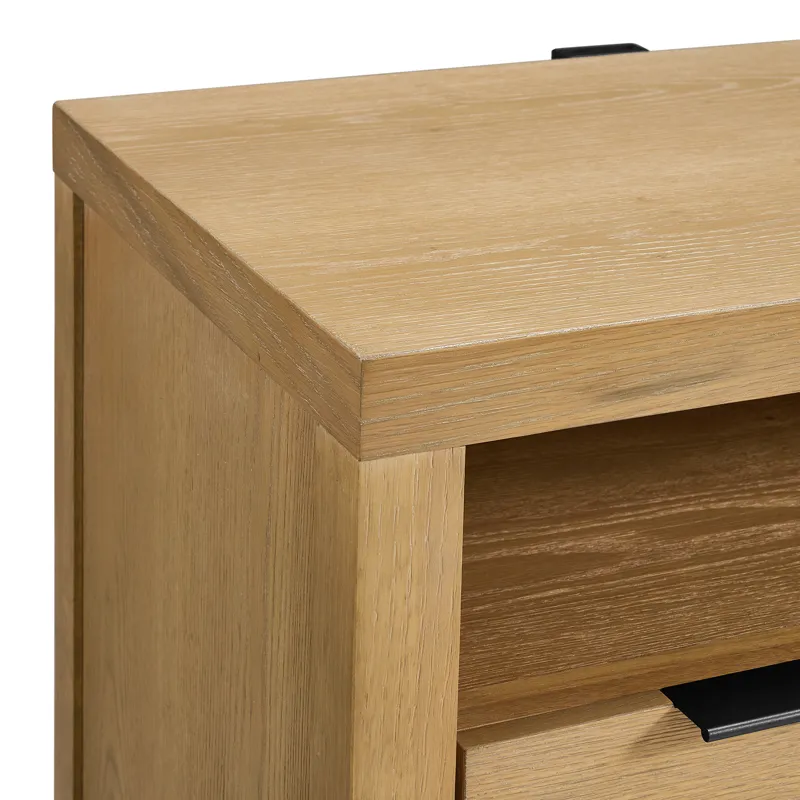 Island Nightstand with USBC in Natural