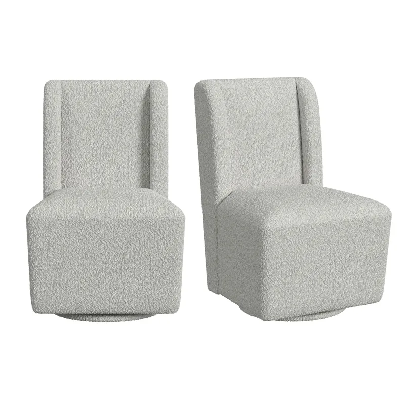 Jemma UPH Swivel Chair with Beige Boucle (2 Per Carton)