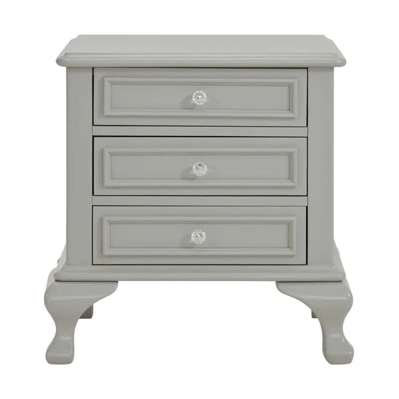 Jesse Nightstand in Grey (3A packing)