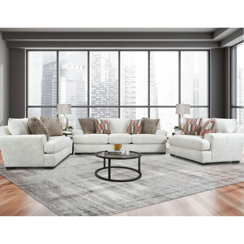 John Large Chair in Phantom Pearl with 2 Pillows
