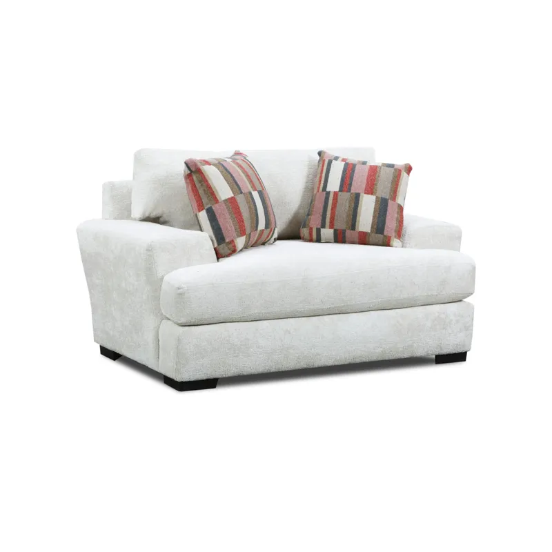 John Large Chair in Phantom Pearl with 2 Pillows