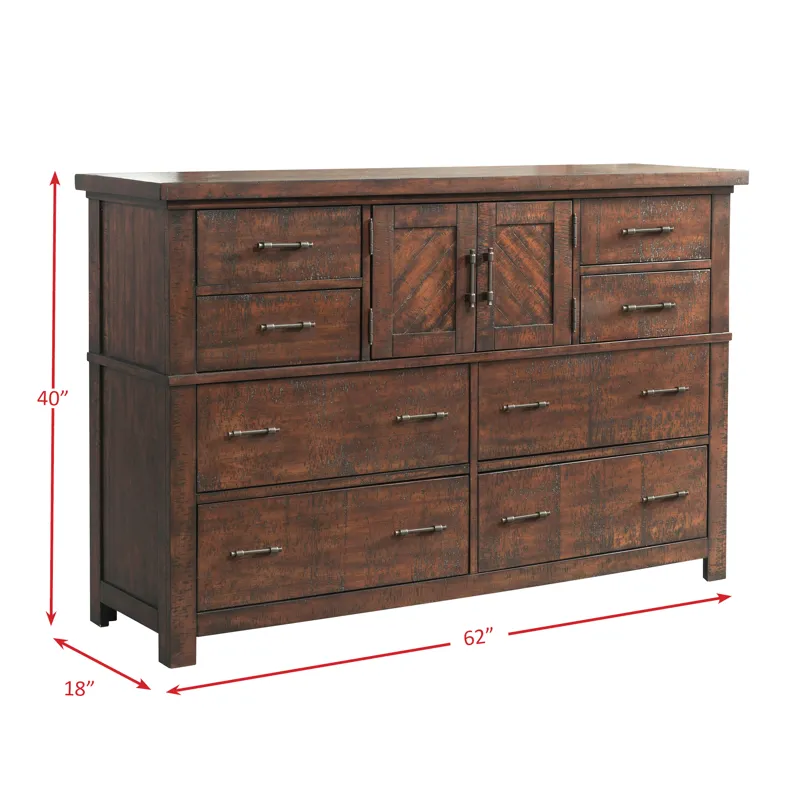 Jax Dresser in Cherry