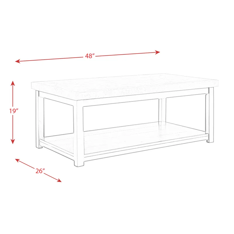Kansas 4274 Coffee Table ISTA3 packaging