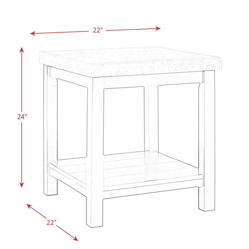 Kansas 4274 End Table ISTA3 packaging