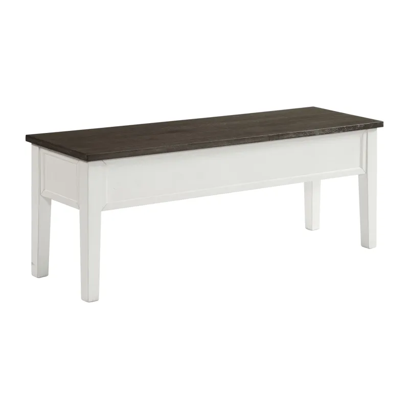 Kayla Two Tone Storage Bench