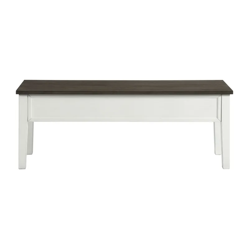 Kayla Two Tone Storage Bench