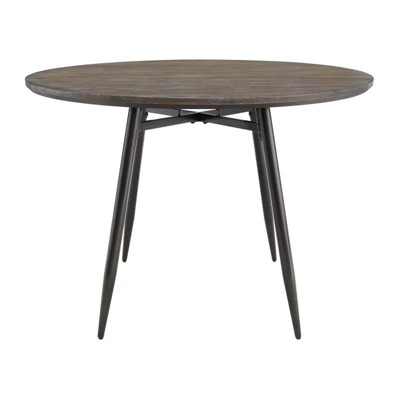 Keenan Round Dining Table in Black