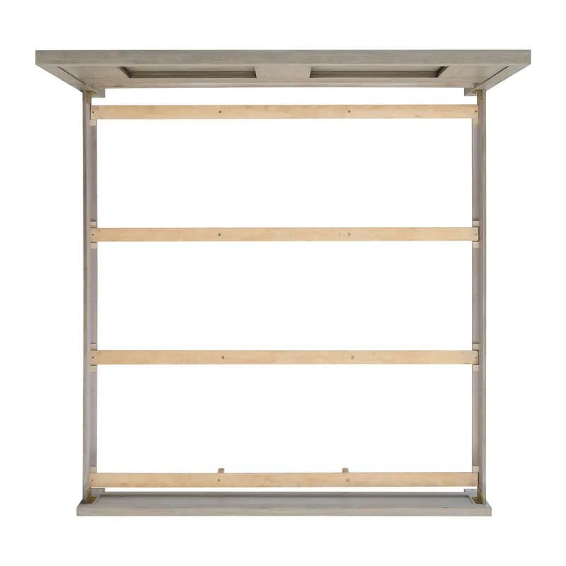 Kelis King Panel Bed with LED in Grey