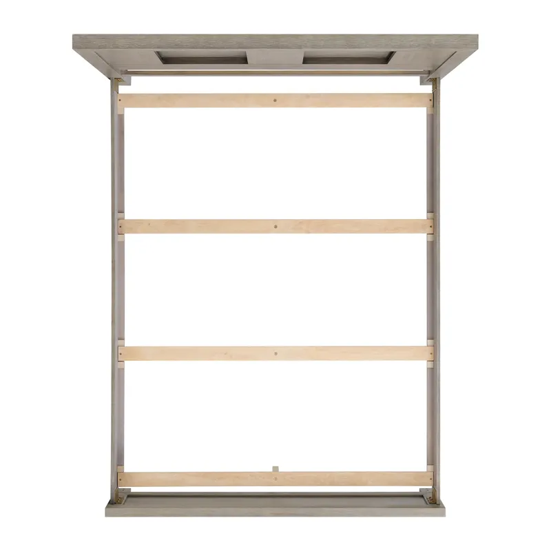 Kelis Queen Panel Bed with LED in Grey