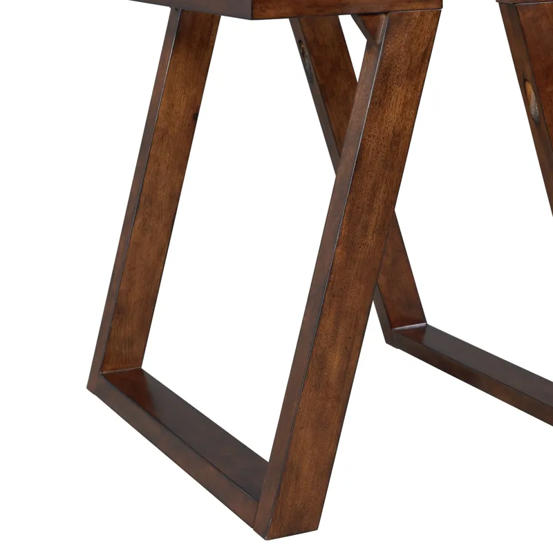 Kieran Rectangular End Table in Dark Espresso