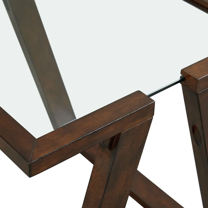 Kieran Rectangular End Table in Dark Espresso