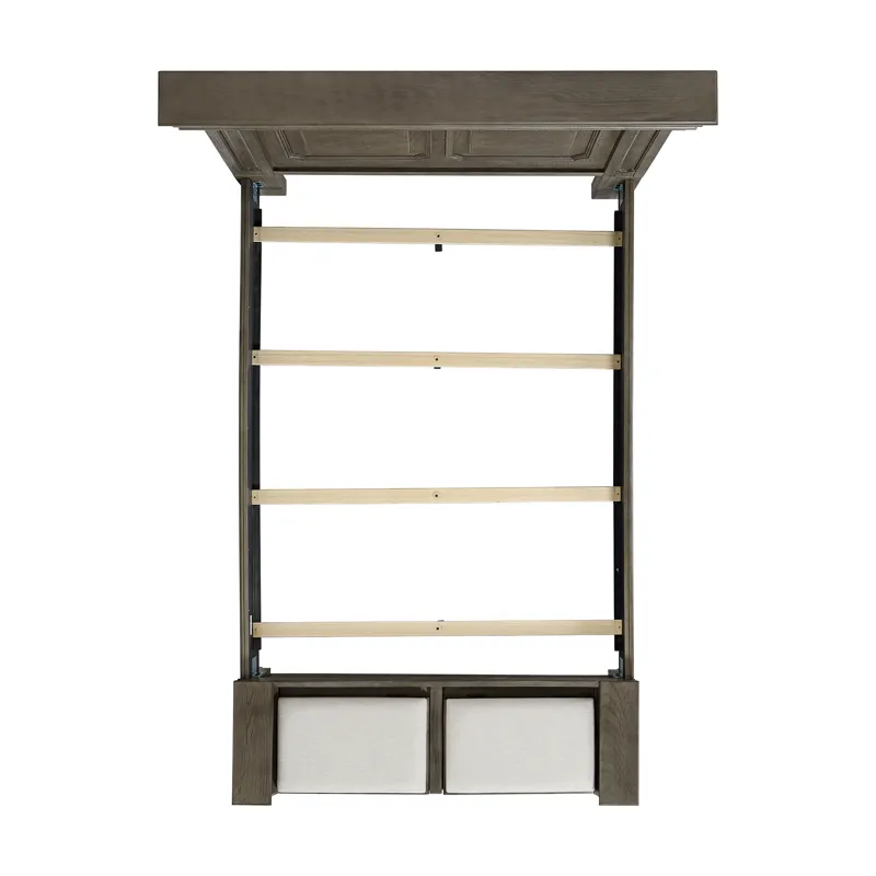 Kings Court Queen Storage Bed in Grey