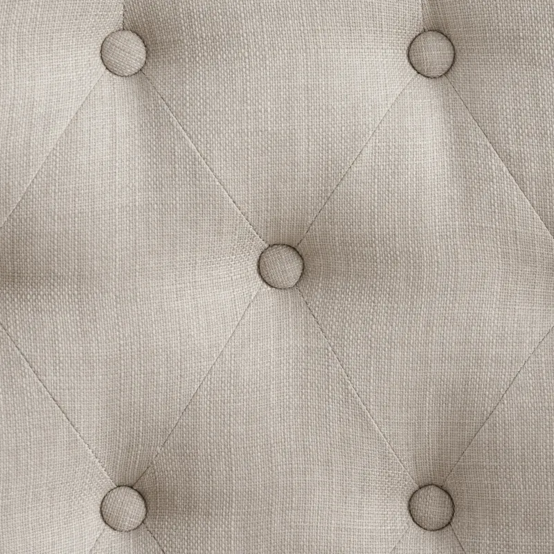 King Court Kings Court Dining Arm Chair with Taupe Fabric in Grey