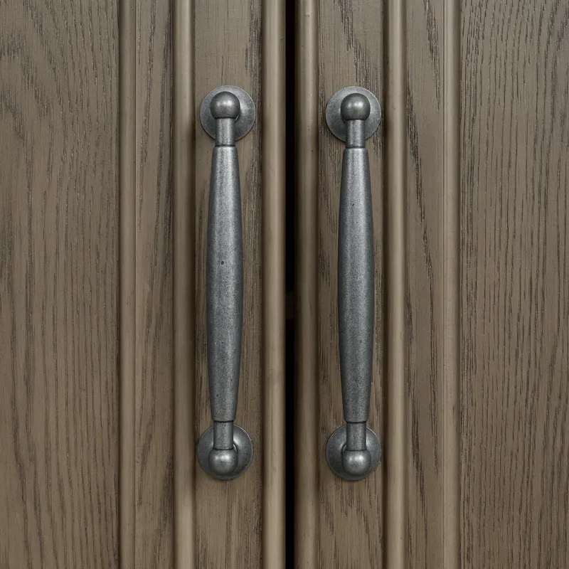 King Court Kings Court China Cabinet in Grey