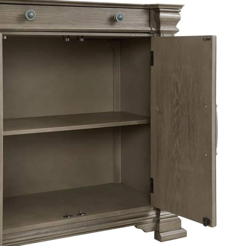 King Court Kings Court China Cabinet in Grey