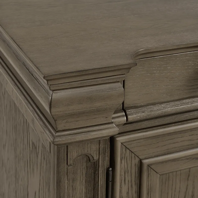 King Court Kings Court China Cabinet in Grey