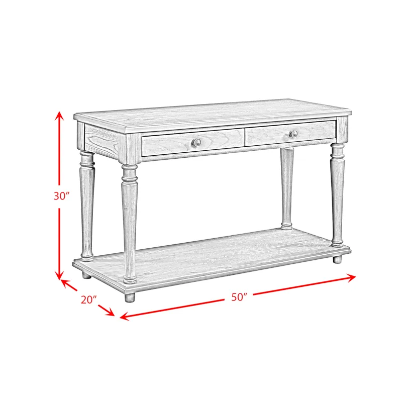 Kings Court Sofa Table in Grey