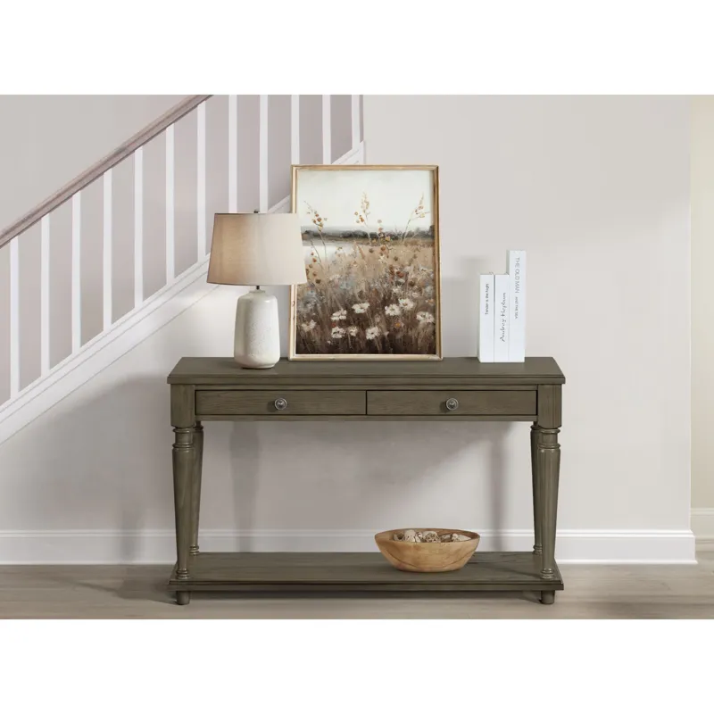 Kings Court Sofa Table in Grey