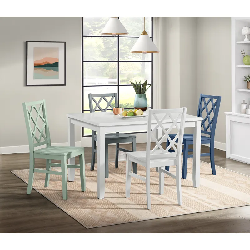 Kona Rectangular Dining Table in White